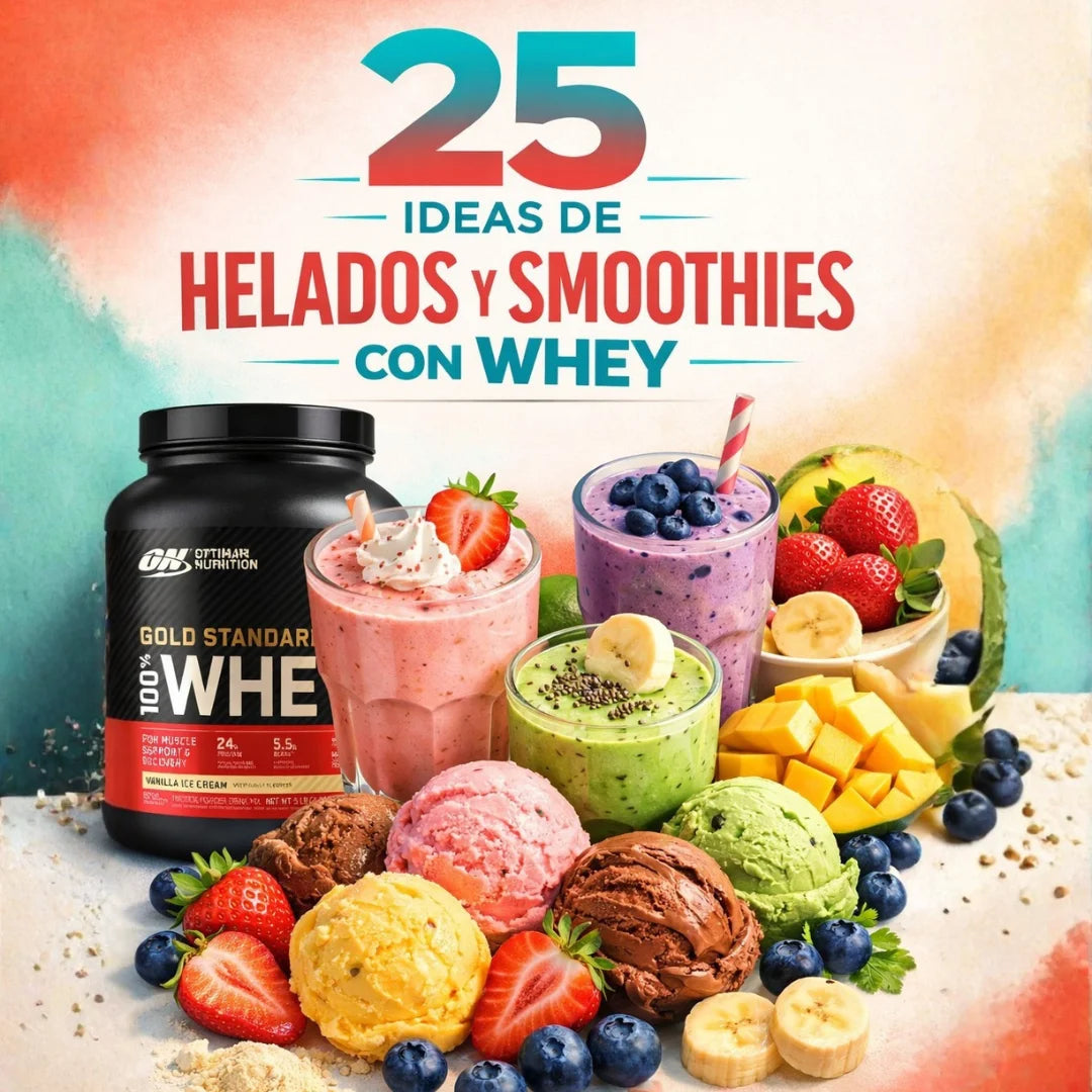 25 Ideas de Helados y Smoothies con Whey